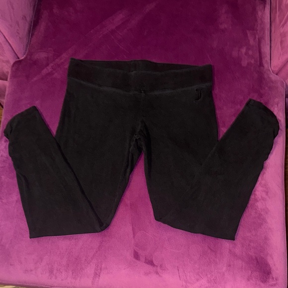 Juicy Couture Pants - Juicy Couture Black Leggings with Ruched Hem Tights Women’s Pants Size Small